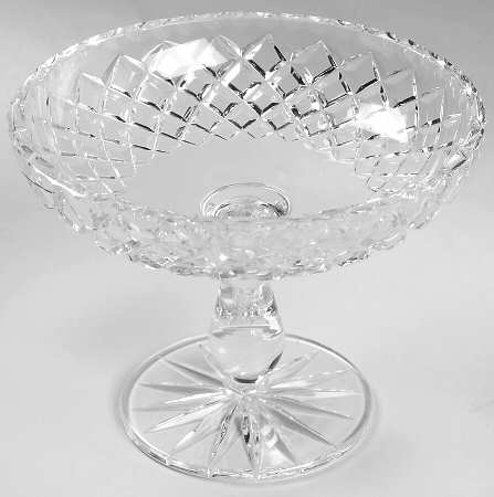 Canterbury (Flared Stem) Round Compote (Height X Width)