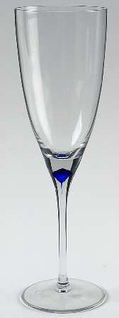 Diane Blue Fluted Champagne