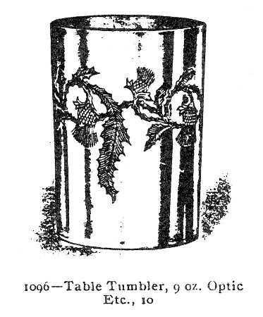 Thistle 9 Oz Flat Tumbler