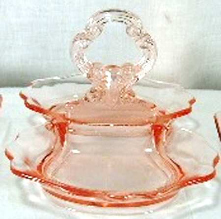 3400 Pink 3400 2 Part Center Handled Relish