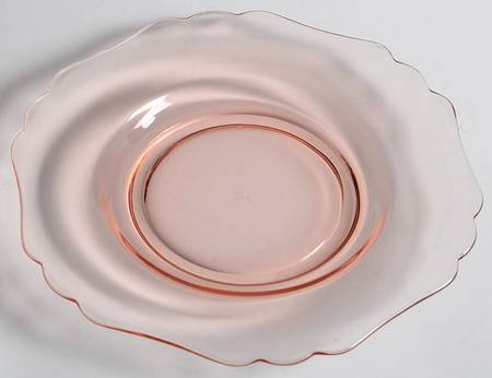 3400 Pink Bread & Butter Plate (Shape 3400)