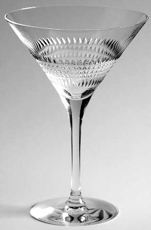 Facettes Martini Glass