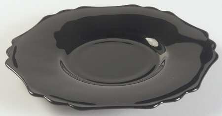 3400 Black 7" Salad Plate (Shape 3400)