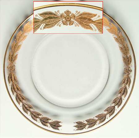 Laurel (Gold Encrusted) Salad Plate
