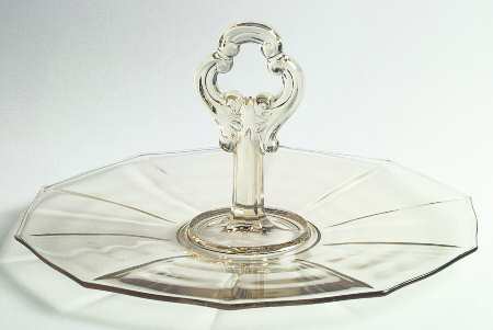 Decagon Yellow Center Handle Tray