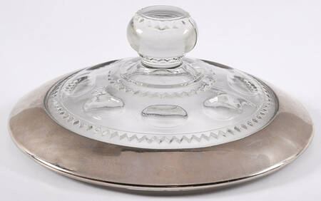 Silver Crown Lid for Compote