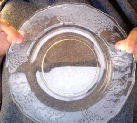 Harvest Clear Dinner Plate