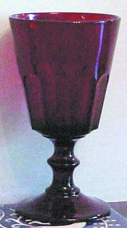 Jefferson Ruby Water Goblet