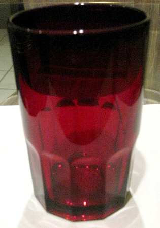 Jefferson Ruby 8 Oz Flat Tumbler
