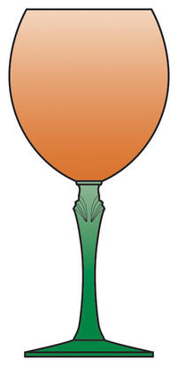 Bijoux (Amber Bowl, Green Stem)