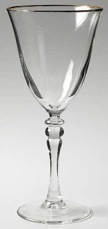 Maria Gold Wine Glass