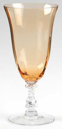 3121 Amber 10 Oz Footed Tumbler