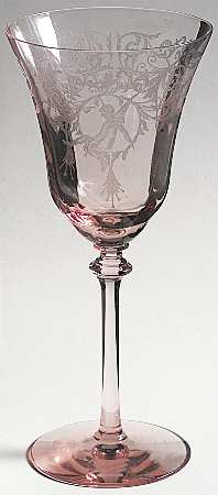 Morgan Pink (Stem 22) by Central Glass Works