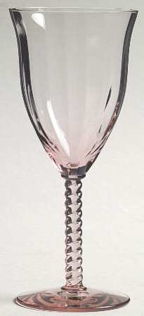 1426 Pink (Straight Optic) by Central Glass Works