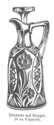Daisy Clear Decanter & Stopper