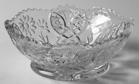Daisy Clear 6" Round Bowl