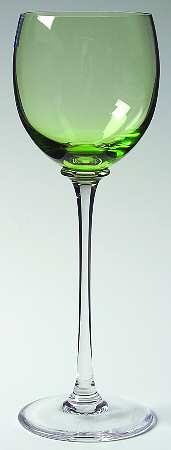 Lorelei Green Wine Glass
