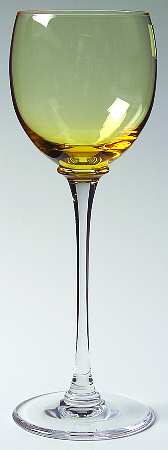 Lorelei Saffron Wine Glass