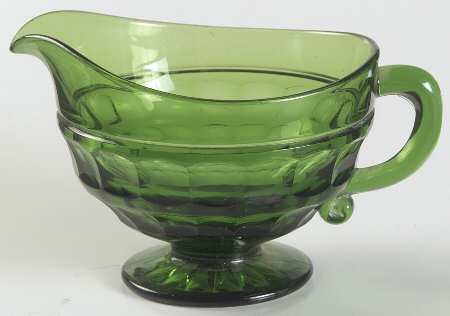 Martha Washington Forest Green Creamer