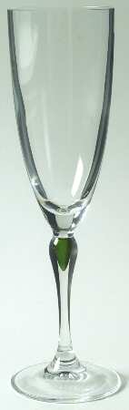 Venise Emerald Fluted Champagne
