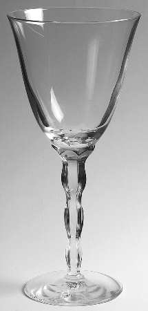 Kawali (Plain, Wavy Stem) Water Goblet