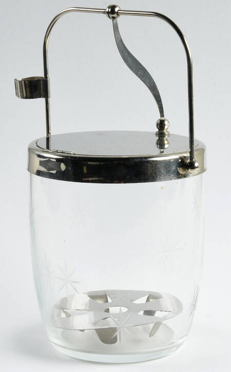 Star Dust Ice Bucket & Lid w/Handle