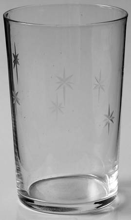Star Dust 8 Oz Flat Tumbler
