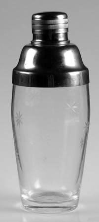 Star Dust Cocktail Shaker with Metal Lid