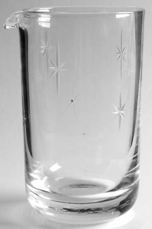 Star Dust Martini Pitcher No Handle