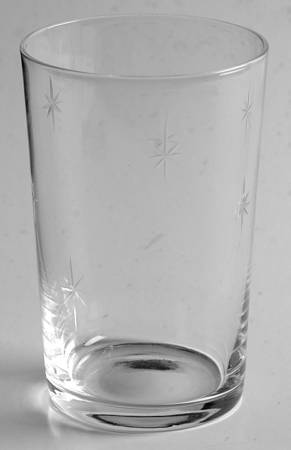 Star Dust Flat Juice Glass