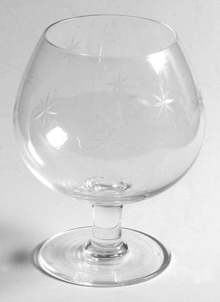 Star Dust Brandy Glass