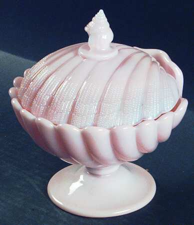 Seashell Crown Tuscan Candy Dish & Lid