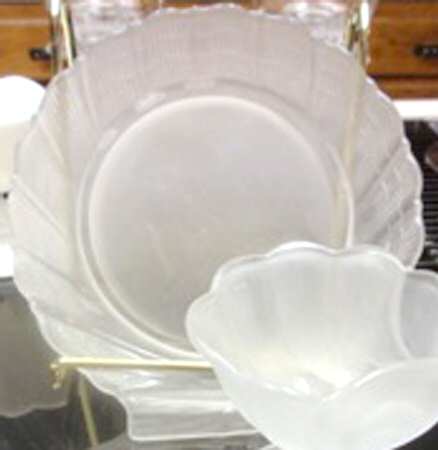 Seashell Moonstone 7" Salad Plate