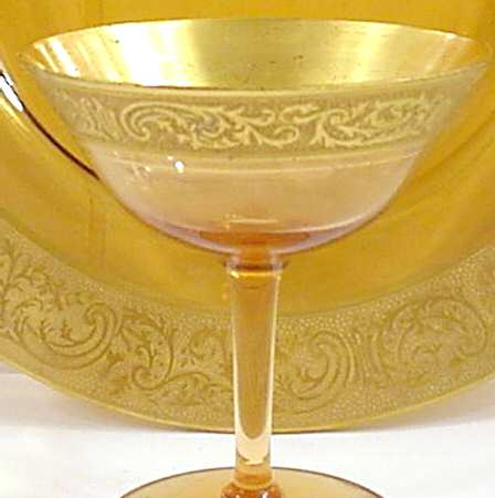 Florentine Amber (Gold Trim, Encrusted, 3060) by Cambridge