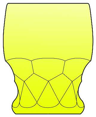 Georgian Topaz (Vaseline Yellow) by Cambridge