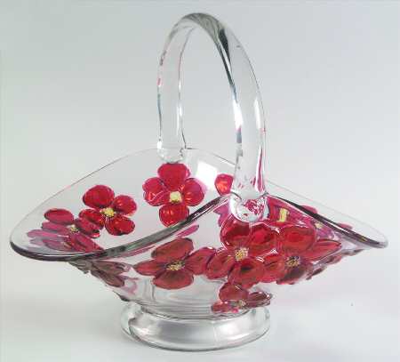 Dogwood Ruby Clear (Red Flower on Clear) by Colony
