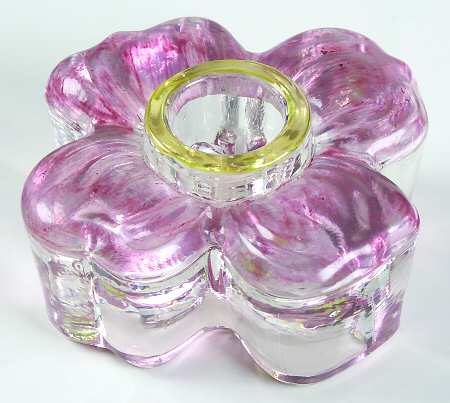 Dogwood Cranberry 1" Single Light Candlestick