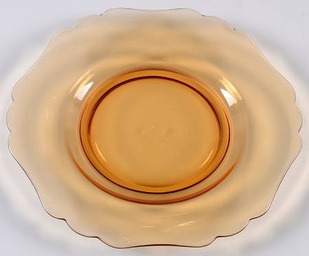 3130 Amber Luncheon Plate