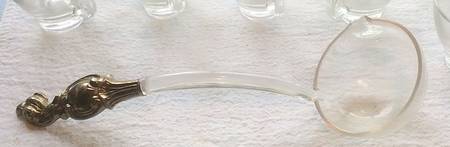 Golden Elegance Punch Ladle