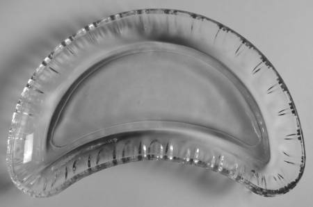 Regency Clear Crescent Salad Plate