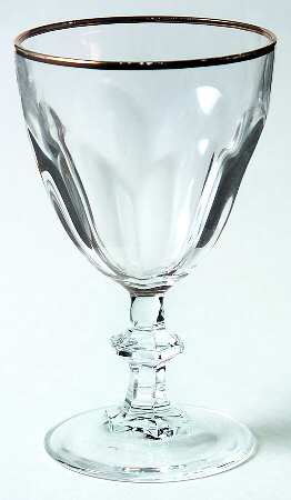 Rambouillet (Gold Trim) Wine Glass
