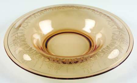 Harding Amber (Stem 22) by Central Glass Works