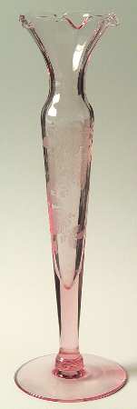 Dresden Rose Pink 10" Bud Vase