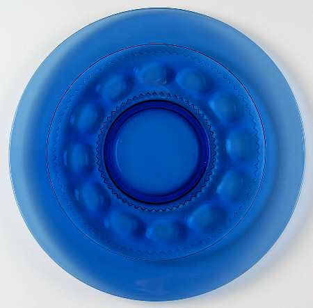 Color Crown Sapphire Blue Torte Plate