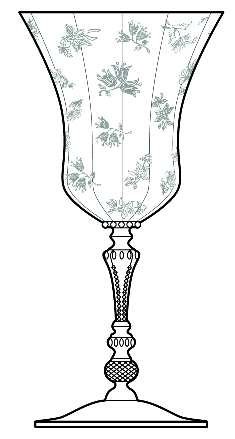 Chintz (Stem #3500) by Cambridge