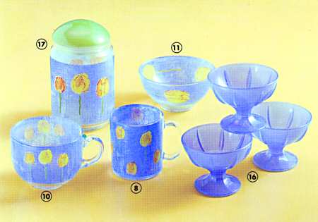 Tulip Ciel (Blue) Jar & Lid