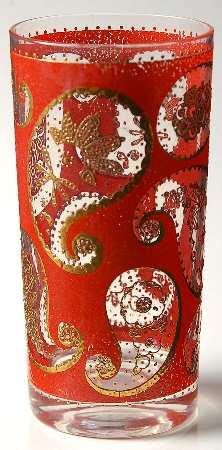 Paisley 12 Oz Flat Tumbler