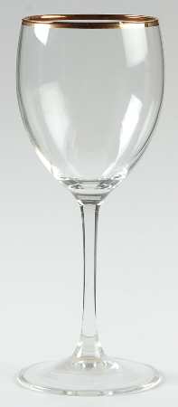 Montego Gold Water Goblet