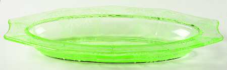 Rosalie Emerald (Stem 3123) Pickle Dish