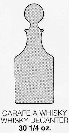 Tweed Whiskey Decanter & Stopper